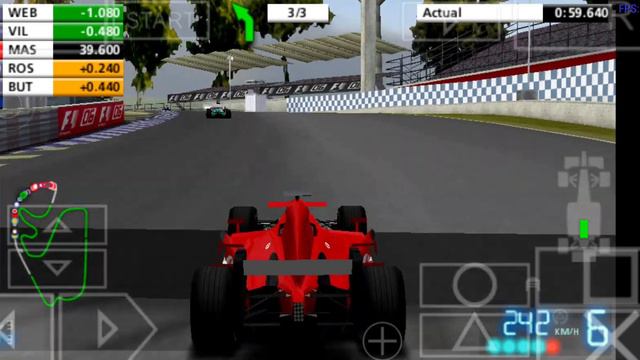 F1 06 PPSSPP Mod De Texturas Ferrari Com Asa Traseira Branca