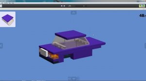 как сделать из лего ваз 2107.  лада седан почти баклажан : )