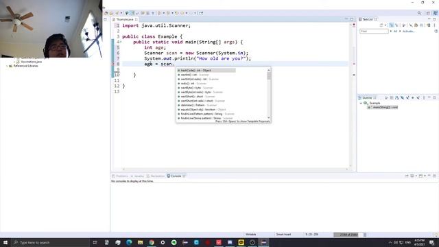 Intro to Programming and Java with TAB, Part 5, Scanner Class смотреть онлайн