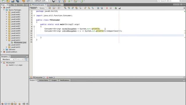 Java 8 Tutorial - 13 - Consumer Interface German смотреть онлайн