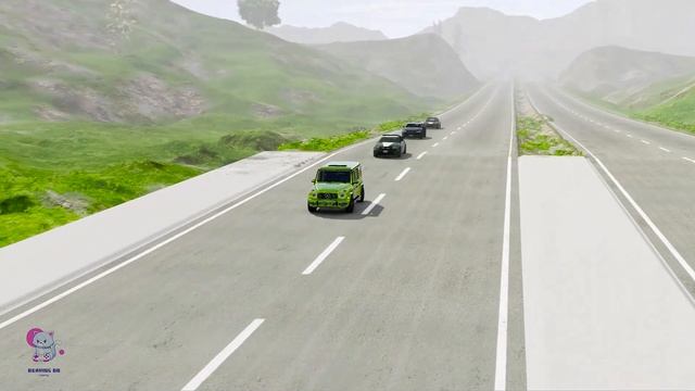 DACIA, VOLSKWAGEN, FORD, BMW COLOR POLICE CARS TRANSPORTING WITH TRUCKS - BeamNG.drive смотреть онлайн