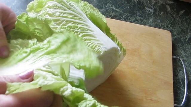 Салат из пекинской капусты с крабовым мясом смотреть онлайн