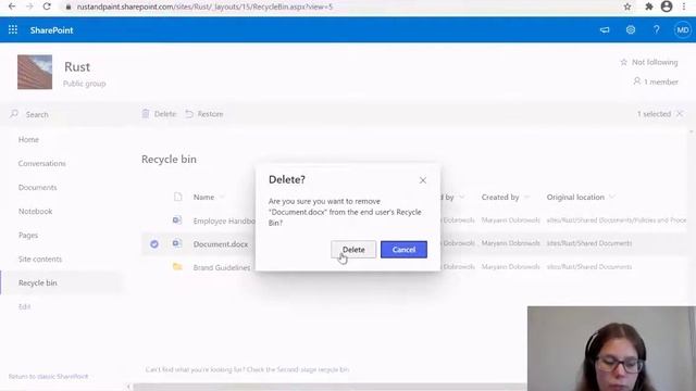 How to Restore Recently Deleted Sharepoint/OneDrive Files смотреть онлайн