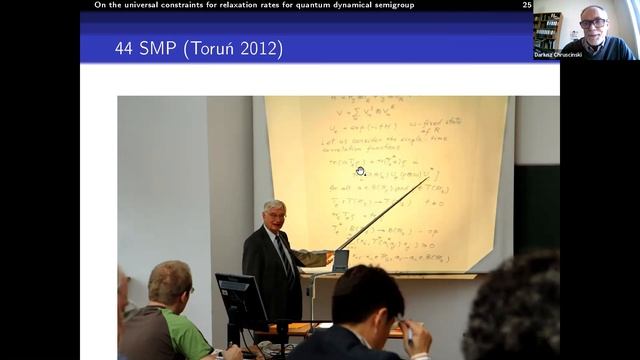 2021 03 29 NITheP Colloquium: Dariusz Chruscinski, On the universal constraints for relaxation ... смотреть онлайн
