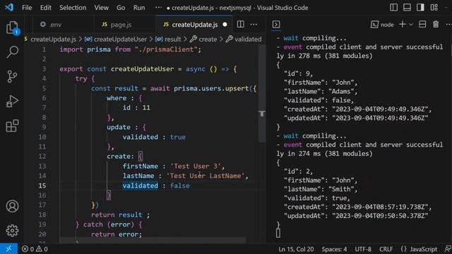 Update and Delete data in MySQL using Prisma in Reactjs / Nextjs13 app | Part 5-CRUD Operations смотреть онлайн