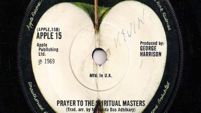 Radha Krishna Temple - Hare Krishna Mantra + Prayer To The Spiritual Masters - 1969 45rpm