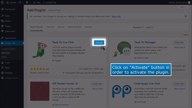 How To Install Free Live Chat Option In WordPress Website. (Tawk.to Plugin Setup)