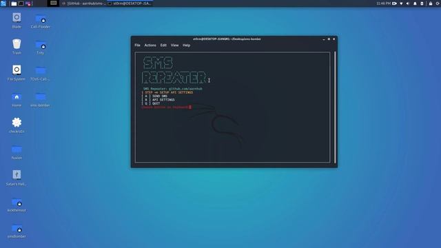 How to setup an SMS Bomber (2020) | Kali Linux смотреть онлайн