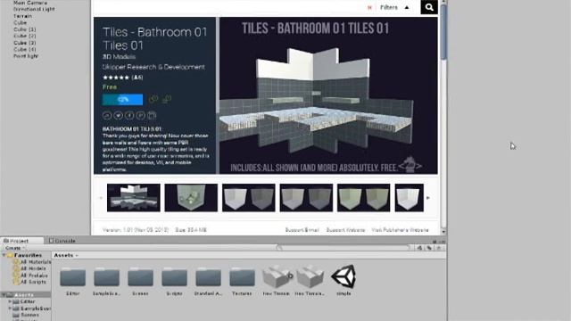 #1 - Создание игр - Создание мира - Unity3d 5.4.0f3
