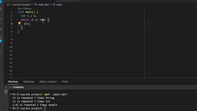 dart program to print all even numbers between 1 to 100 :: ) смотреть онлайн