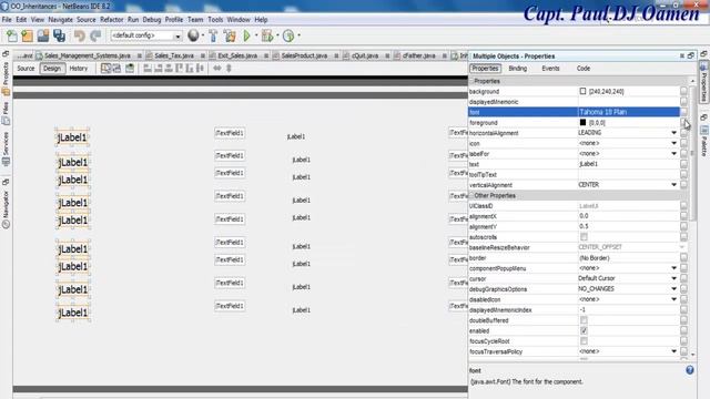 How to Create an Object Oriented Project in Java NetBeans Using Inheritances - Part 1 of 2 смотреть онлайн