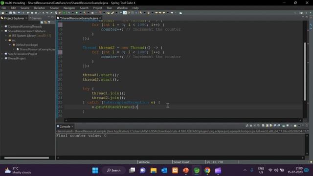 Shared Resources and Data Races in multi threading // Easy Learning Channel смотреть онлайн
