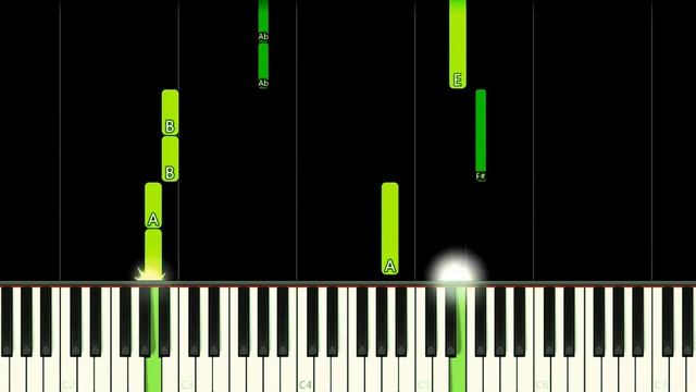 SUPER BEAR ADVENTURE THEME - EASY Piano Tutorial смотреть онлайн