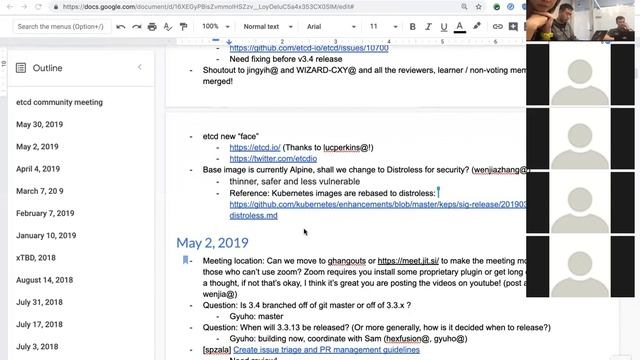 etcd meeting May 30th, 2019 смотреть онлайн