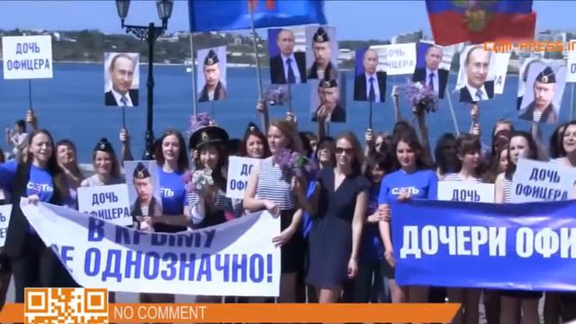 Девочки крымчаночки и гимн России! Крым Россия! смотреть онлайн