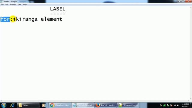 HTML & CSS form label смотреть онлайн