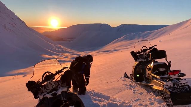 Мурманск на снегоходах смотреть онлайн