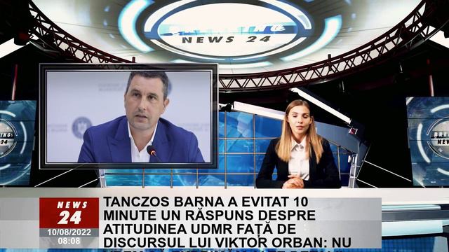 Tanczos Barna evită 10 minute de răspuns despre atitudinea UDMR față de discursul lui Viktor Orban: смотреть онлайн
