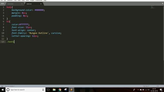 Neon Text Effect | CSS Text Effects | CSS Tutorials смотреть онлайн