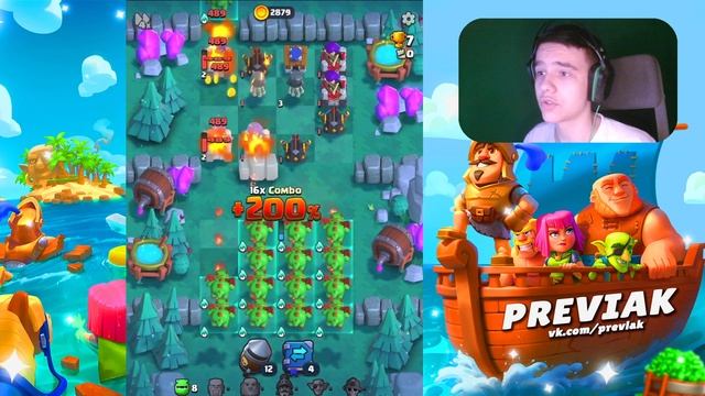 ТОП 1 В ЛЕГЕНДАРНОЙ ЛИГЕ 3 CLASH QUEST! ПУТЬ К ЛЕГЕ 1 КЛЕШ КВЕСТ! смотреть онлайн