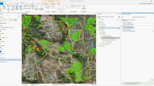 Creating a GeoDatabase in ArcGIS Pro смотреть онлайн