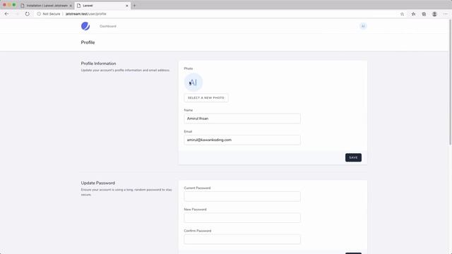 Belajar Laravel 8 - Mengulas Laravel Jetstream смотреть онлайн