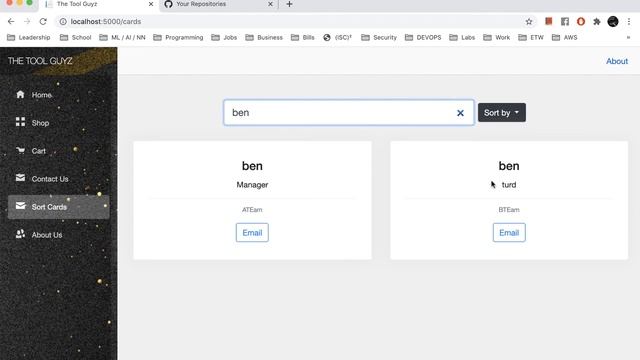 Blazor SPA Card Sort w/ Simple Search Filter смотреть онлайн