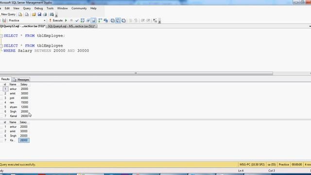 How To Use BETWEEN keyword in SQL Query смотреть онлайн