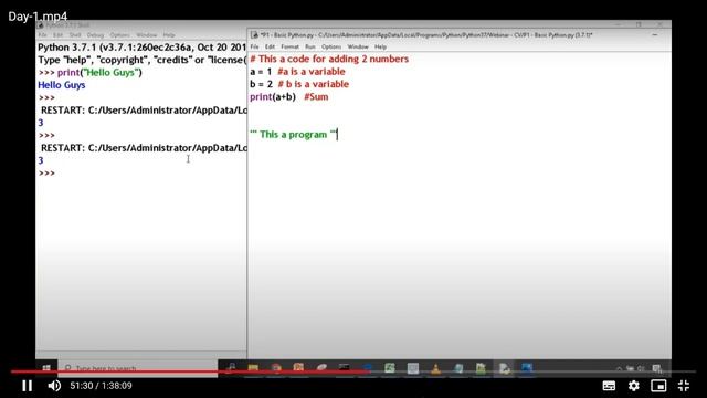 How to write multiple lines in comments in Python ? смотреть онлайн