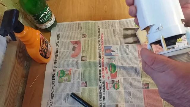 Ремонт унитаза.Причина заподания кнопки и течи из бачка.Ремонт сливного механизма унитаза. смотреть онлайн