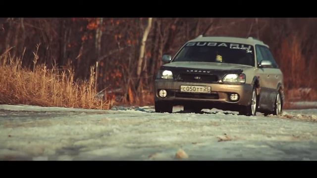 Subaru Legasy Lancaster. Месим снег, грязь под крутой музон! смотреть онлайн
