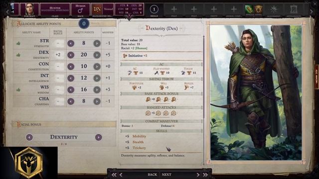 Pathfinder: WotR - Wandering Marksman Hunter Starting Build - Beginner's Guide [2021] [1080p HD] смотреть онлайн
