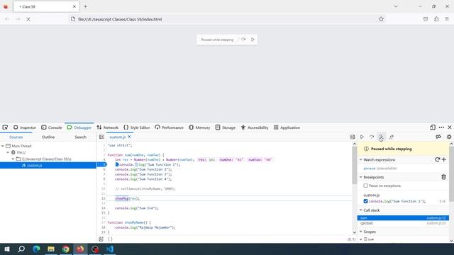 Javascript Bangla Tutorial 2023 | Firefox Debug Javascript Step By Step | Full Course | P - 59 смотреть онлайн