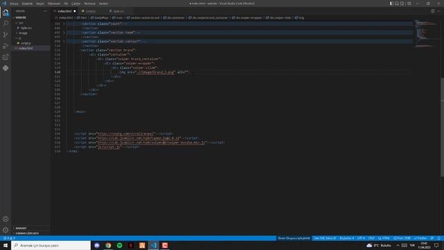Html ve Css Kullanarak Responsive Kişisel Portfolio Web Sitesi Yapımı - Swiper Slider - Ders13 смотреть онлайн