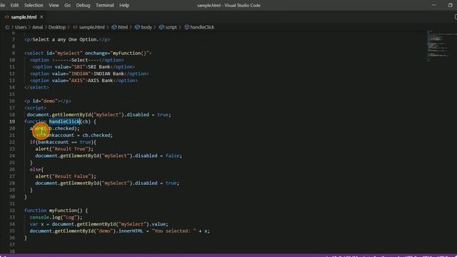 Checkbox based onchange event in Javascript смотреть онлайн