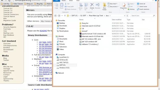 SoftIT - Java Web 01 - Cấu hình Server Tomcat cho NetBeans смотреть онлайн