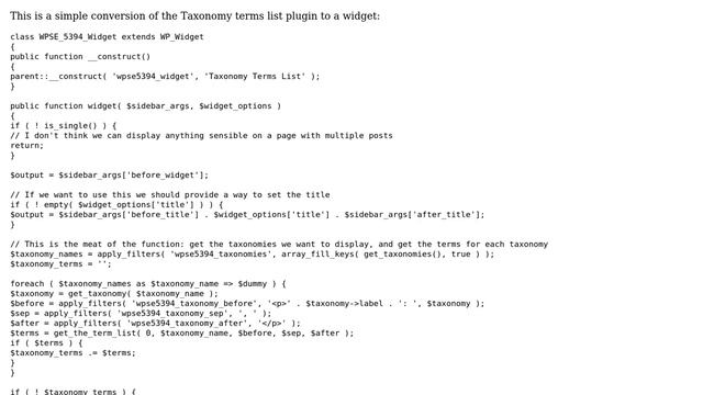Wordpress: List a current posts' taxonomy terms in a widget in Wordpress (2 Solutions!!) смотреть онлайн