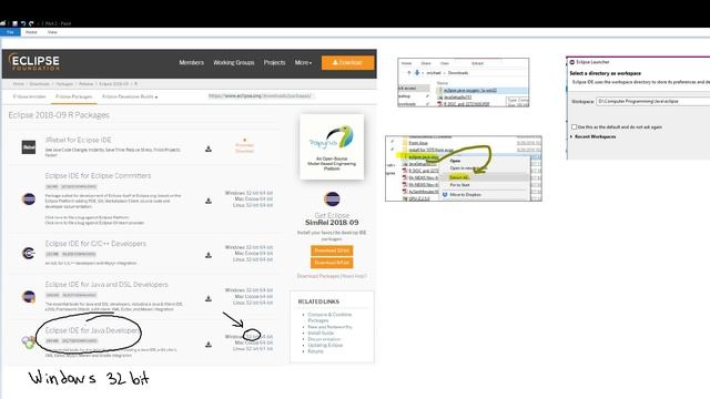 Java Coding Tutorial: First time set up IDE (windows) смотреть онлайн