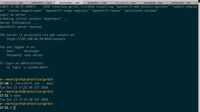 timezone feature for Minishift смотреть онлайн