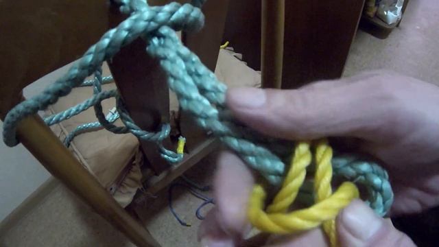 Шкотовый и брамшкотовый узлы. (Sheet Bend, Weaver's Knot, Double Sheet Bend) смотреть онлайн
