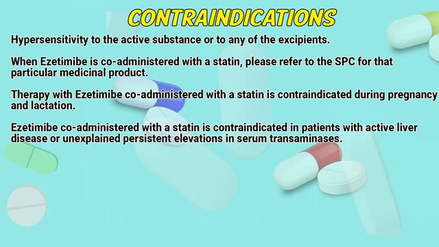 Ezetimibe Tablets (Ezetrol) How To Use: Uses, Dosage, Side Effects, Contraindications