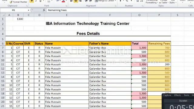 Home Tab in Microsoft Excel Part-5 | Lecture : 6 | Lecture in Sindhi смотреть онлайн
