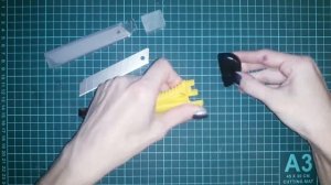 Как заменить лезвия в строительном ноже.  Скрапбукинг для начинающих