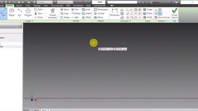 Autodesk Inventor Tutorial #1| Basic Sketching Techniques| How to Sketch and Dimension смотреть онлайн