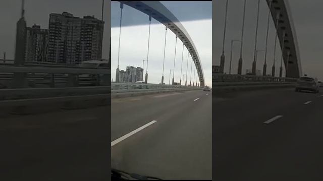 Мост через р. Кубань в Краснодаре открыли. Проехал 21.12.2023. смотреть онлайн