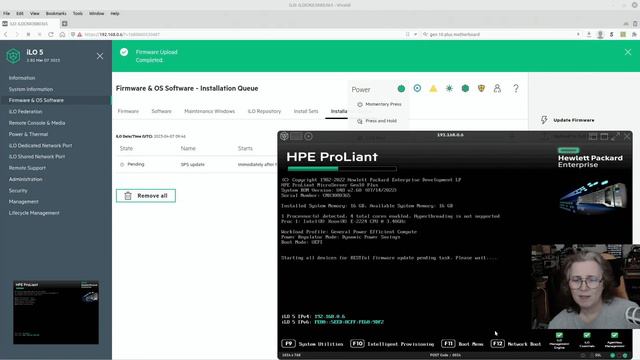 HPE Gen 10 Plus Microserver ILO And Intelligent Provisioning
