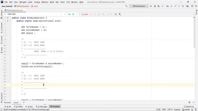 Java tutorial for beginners - 6 | Java Operators | Bit Wise Operator смотреть онлайн
