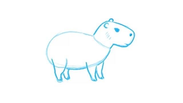 Cómo dibujar un Capibara / Garabato Sketchbook смотреть онлайн