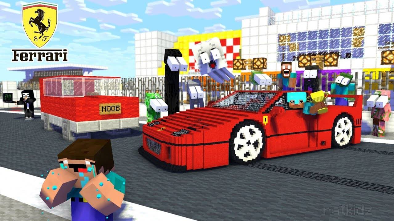 НУБ против ПРОФИ против ХАКЕРА FERRARI CHALLENGE смотреть онлайн