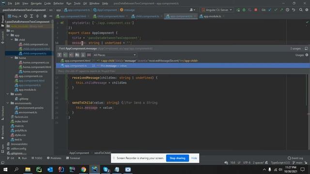 Pass data between two component in angular | Bangla | Angular | TypeScript смотреть онлайн